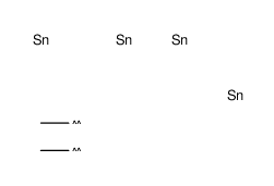 1-(dimethyl-λ3-stannanyl)ethyl-dimethyltin Structure