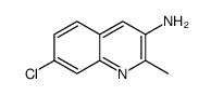 7-chloro-2-methylquinolin-3-amine结构式