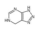 1H-1,2,3-Triazolo[4,5-d]pyrimidine, 4,7-dihydro- (9CI)结构式