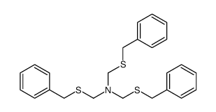 tris-(benzylsulfanyl-methyl)-amine Structure