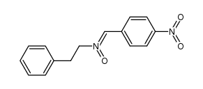 α-(p-nitrophenyl)-N-(2-phenylethyl)nitrone Structure