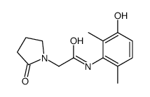 N-(3-hydroxy-2,6-dimethylphenyl)-2-(2-oxopyrrolidin-1-yl)acetamide结构式