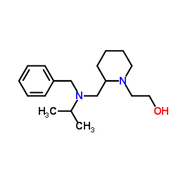 2-(2-{[Benzyl(isopropyl)amino]methyl}-1-piperidinyl)ethanol结构式