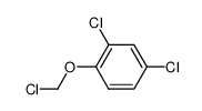 2,4-dichlorophenoxymethyl chloride Structure