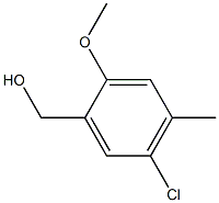 (5-Chloro-2-methoxy-4-methyl-phenyl)-methanol Structure