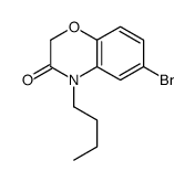 6-Bromo-4-butyl-2H-1,4-benzoxazin-3-one Structure