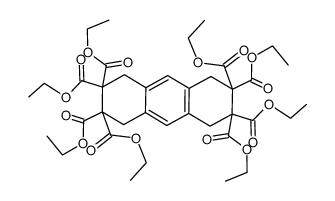1,2,3,4,5,6,7,8-Octahydro-2,2,3,3,6,6,7,7-octa(ethoxycarbonyl)-anthracen结构式