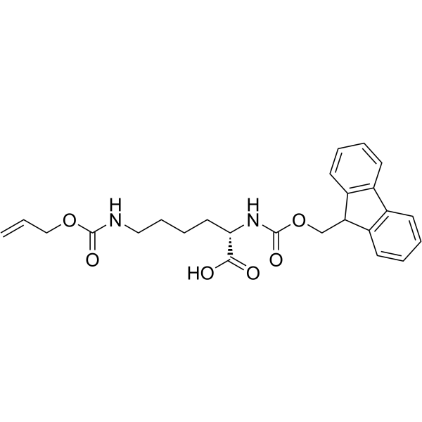 Fmoc-Lys(Alloc)-OH structure
