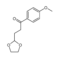 3-(1,3-dioxolan-2-yl)-4'-methoxypropiophenone结构式