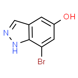 7-bromo-1H-indazol-5-ol Structure
