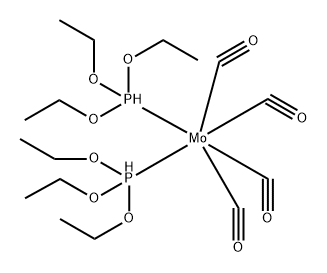 Molybdenum, tetracarbonylbis(phosphorous acid)-, hexaethyl ester (8CI) Structure