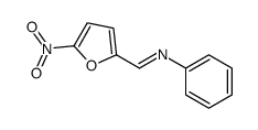 1-(5-nitrofuran-2-yl)-N-phenylmethanimine结构式