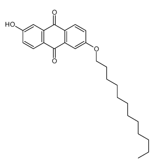 2-dodecoxy-6-hydroxyanthracene-9,10-dione结构式
