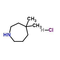 4,4-二甲基氮杂环丁烷盐酸盐结构式