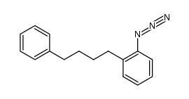 2-(4-Phenylbutyl)phenyl azide结构式