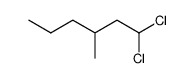 Hexane, 1,1-dichloro-3-methyl- Structure