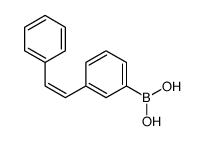 [3-(2-phenylethenyl)phenyl]boronic acid Structure