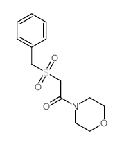 2-benzylsulfonyl-1-morpholin-4-yl-ethanone结构式