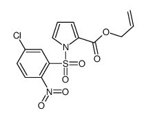 prop-2-enyl 1-(5-chloro-2-nitrophenyl)sulfonylpyrrole-2-carboxylate Structure