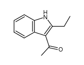 1-(2-ethyl-indol-3-yl)-ethanone结构式