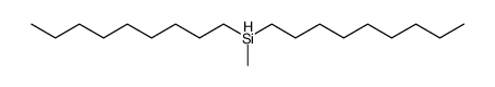 methyldinonylsilane Structure