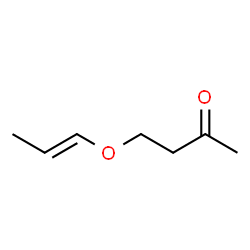 2-Butanone, 4-(1-propenyloxy)- (9CI) structure