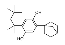 2-(4-bicyclo[2.2.1]heptanyl)-5-(2,4,4-trimethylpentan-2-yl)benzene-1,4-diol结构式