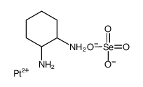 cyclohexane-1,2-diamine,platinum(2+),selenate Structure