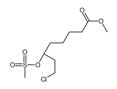 methyl (6S)-8-chloro-6-methylsulfonyloxyoctanoate结构式