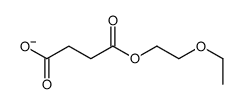 4-(2-ethoxyethoxy)-4-oxobutanoate结构式