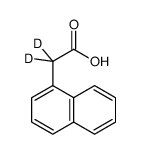 1-naphthaleneacetic-2,2-d2 acid Structure