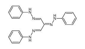 mesoxalaldehyde tris-phenylhydrazone结构式