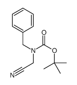 TERT-BUTYL BENZYLCYANOMETHYLCARBAMATE结构式