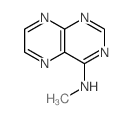 4-Pteridinamine,N-methyl-结构式