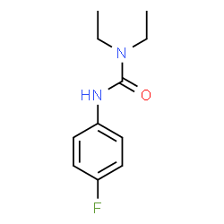 1,1-Diethyl-3-(4-fluorophenyl)urea Structure