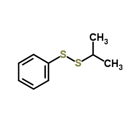 (Isopropyldisulfanyl)benzene Structure