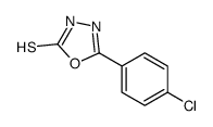 5-(4-Chlorophenyl)-1,3,4-oxadiazole-2-thiol Structure