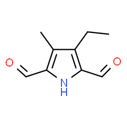 1H-Pyrrole-2,5-dicarboxaldehyde,3-ethyl-4-methyl-(9CI)结构式