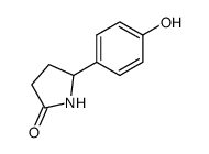 5-(4-羟基苯基)吡咯烷-2-酮结构式