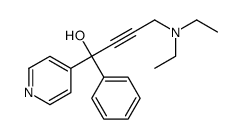 4-(diethylamino)-1-phenyl-1-pyridin-4-ylbut-2-yn-1-ol Structure