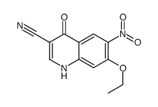 3-Cyano-7-ethoxy-4-hydroxy-6-nitroquinoline structure