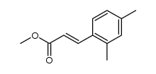 3-(2,4-dimethylphenyl)-acrylic acid methyl ester结构式