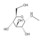 METHYL B-D-MANNOPYRANOSIDE ISOPROPYLATE结构式