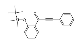1-[2-(tert-butyldimethylsilyloxy)phenyl]-3-phenylprop-2-yn-1-one结构式