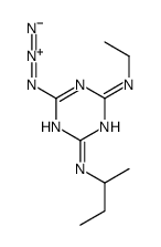 6-azido-2-N-butan-2-yl-4-N-ethyl-1,3,5-triazine-2,4-diamine结构式