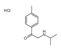 2-ISOPROPYLAMINO-4'-METHYLACETOPHENONE, HYDROCHLORIDE结构式