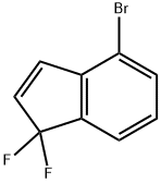 4-Bromo-1,1-difluoro-1H-indene Structure