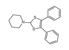 1-(4,5-diphenyl-1,3-dithiol-2-yl)piperidine结构式