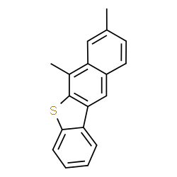 6,8-Dimethylbenzo[b]naphtho[2,3-d]thiophene结构式