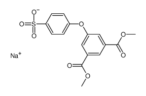 5-[4-(Sodiosulfo)phenoxy]-1,3-benzenedicarboxylic acid dimethyl ester picture